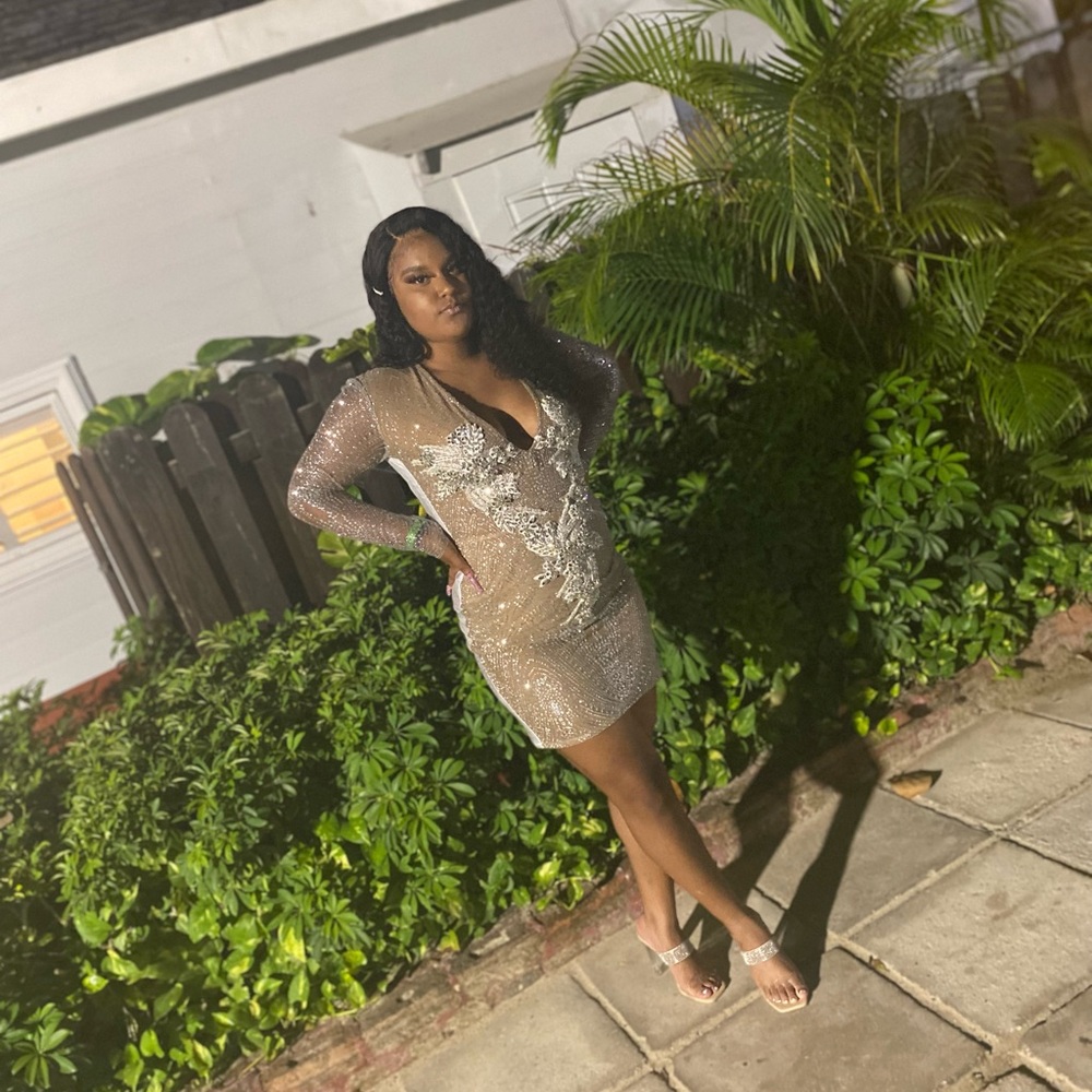size large custom made birthday dress